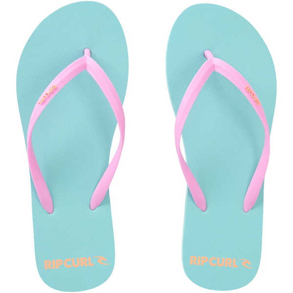 2026 Rip Curl Womens Bondi Bloom Open Toe Flip Flops 16HWOT - Light Sea Blue